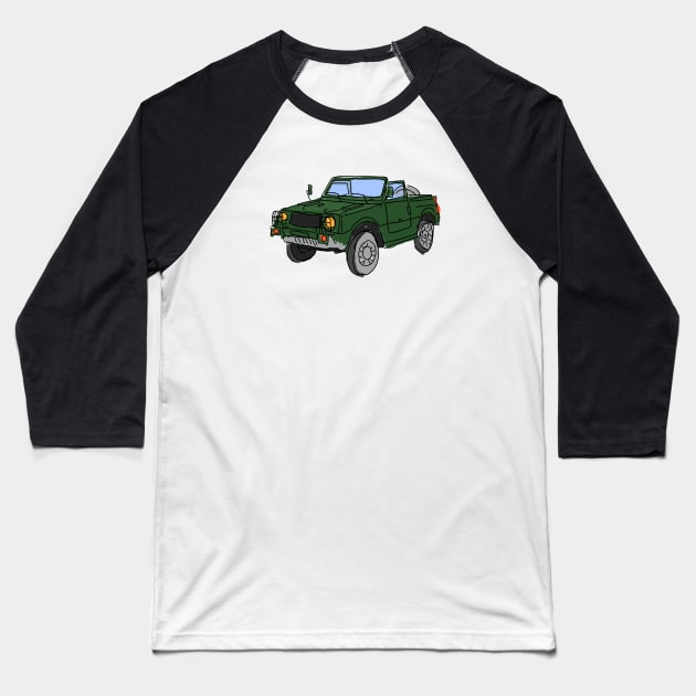 ussr cars Baseball T-Shirt by Antho